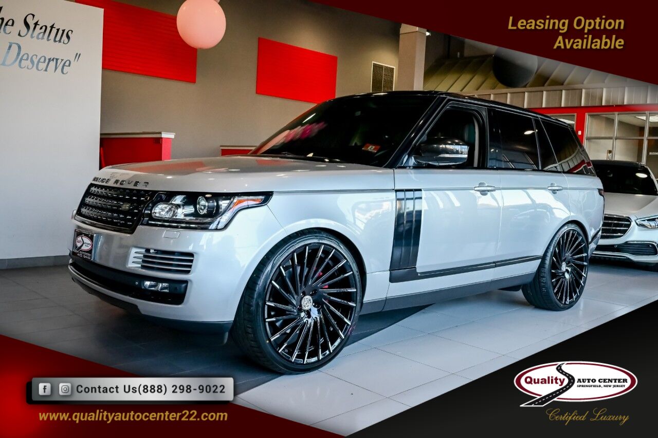2015 Land Rover Range Rover Supercharged, ONE OF A KIND, 22'' Wheels, Vision Pack Springfield NJ 2015 Land Rover Range Rover Supercharged, ONE OF A KIND, 22'' Wheels, Vision Pack Springfield NJ