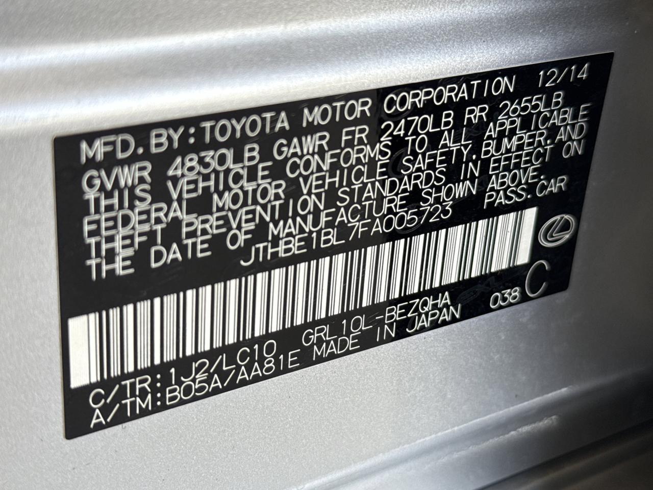 2015 Lexus GS 350 San Antonio TX