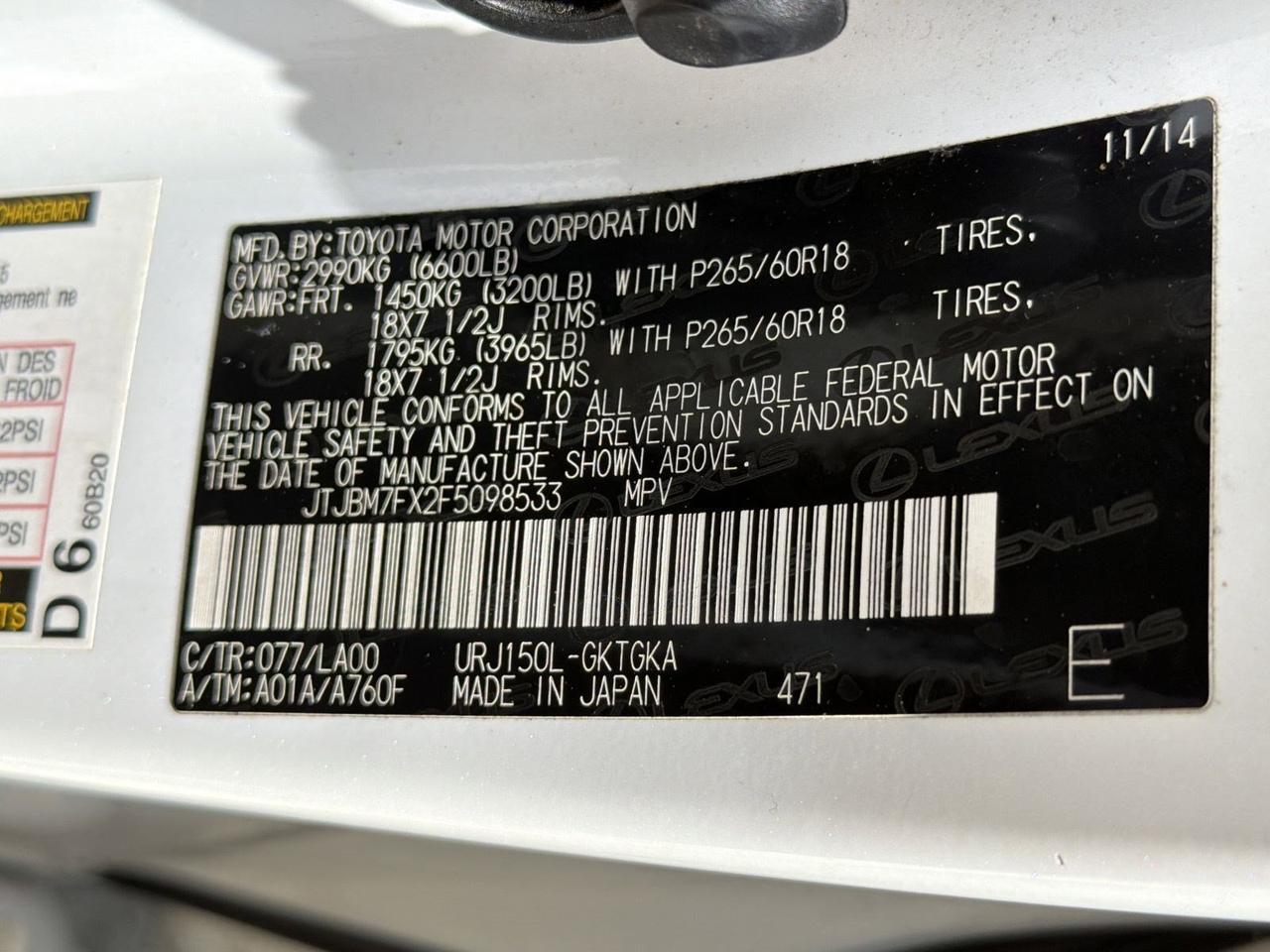 2015 Lexus GX 460 San Antonio TX
