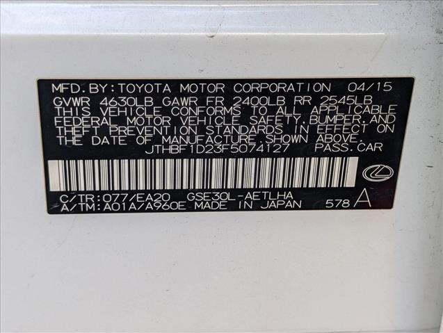 2015 Lexus IS 250 Roseville CA