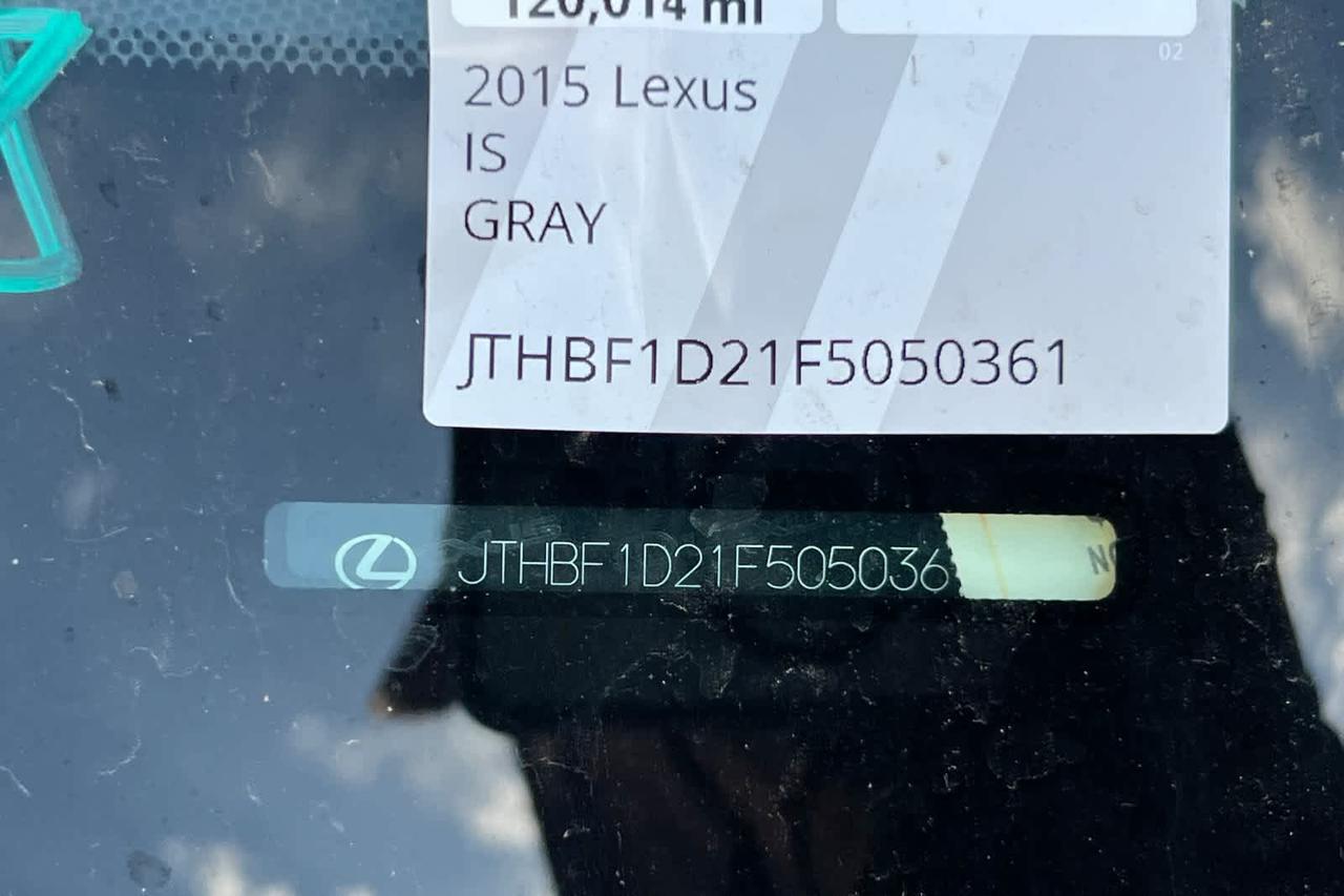 2015 Lexus IS 250 Roseville CA