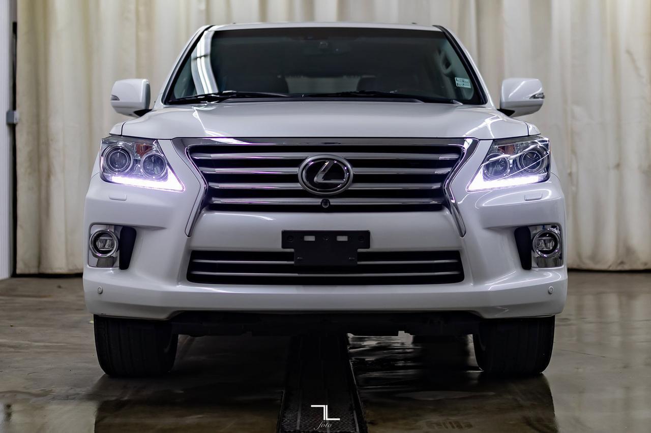 2015 Lexus LX 570 AWD Luxury Leather Roof Nav BCam DVD Red Deer AB
