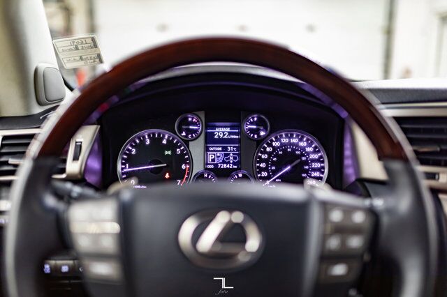 2015 Lexus LX 570 AWD Luxury Leather Roof Nav BCam DVD Red Deer AB