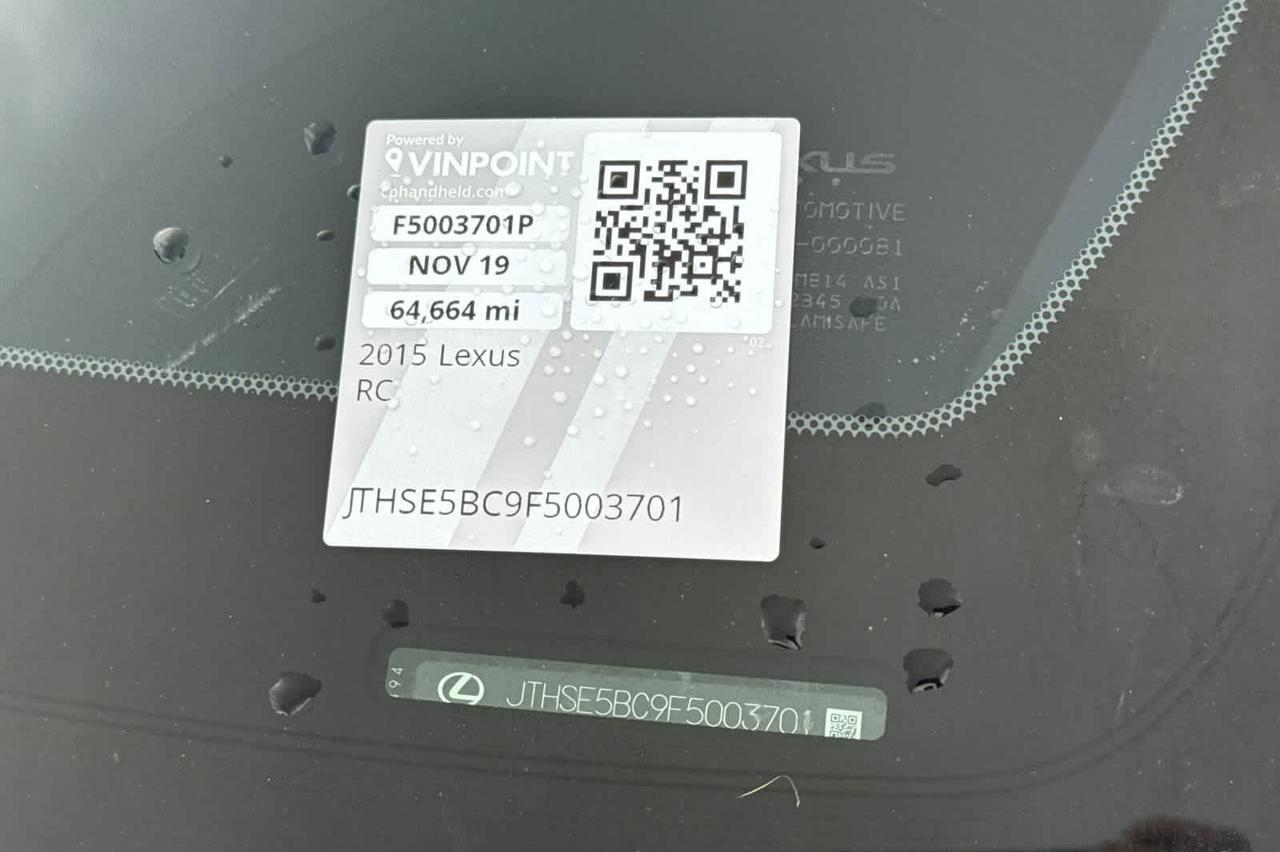 2015 Lexus RC 350 Roseville CA