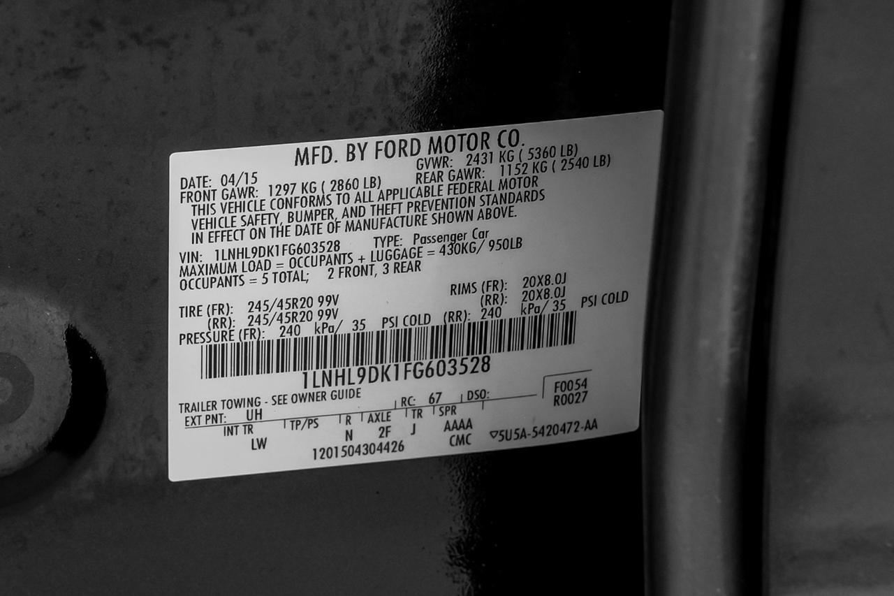 2015 Lincoln MKS BLIND SPOT ASSIST NAVIGATION PANORAMA LEATHER SEATS REAR CAMERA KEYLESS START Carrollton TX