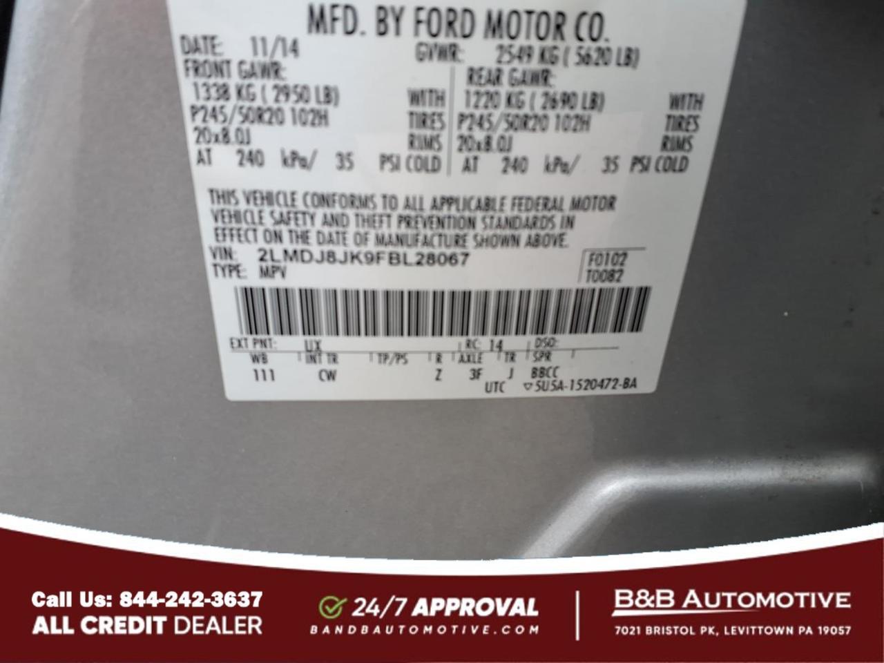 2015 Lincoln MKX Levittown PA