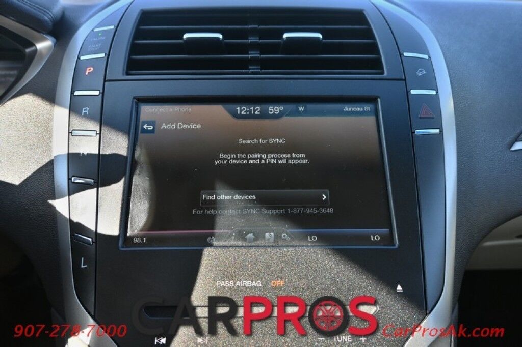 2015 Lincoln MKZ Hybrid - 2.0L - Reserve Equipment Group - Auto Start - Heated & Cooled Leather Seats - Heated Steering Wheel - Navigation - Sunroof - Blind Spot & Cross Traffic Alert - Bluetooth - Keyless Entry & Push To Start - Only 86K Miles - 41 MPG Anchorage AK