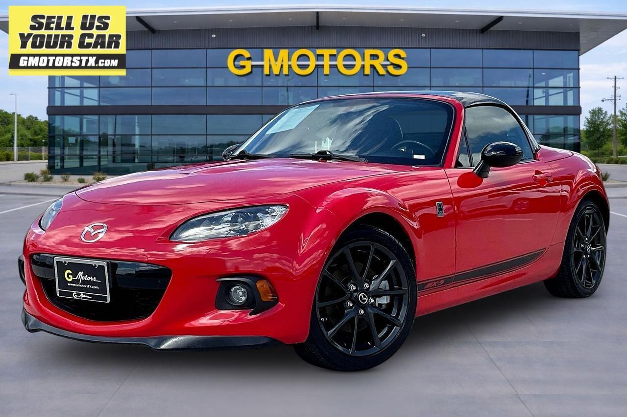Red 2015 Mazda MX-5 Miata Convertible Rear-Wheel Drive Automatic