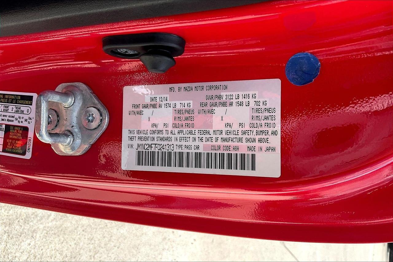 2015 MAZDA MX-5 MIATA CLUB Houston TX