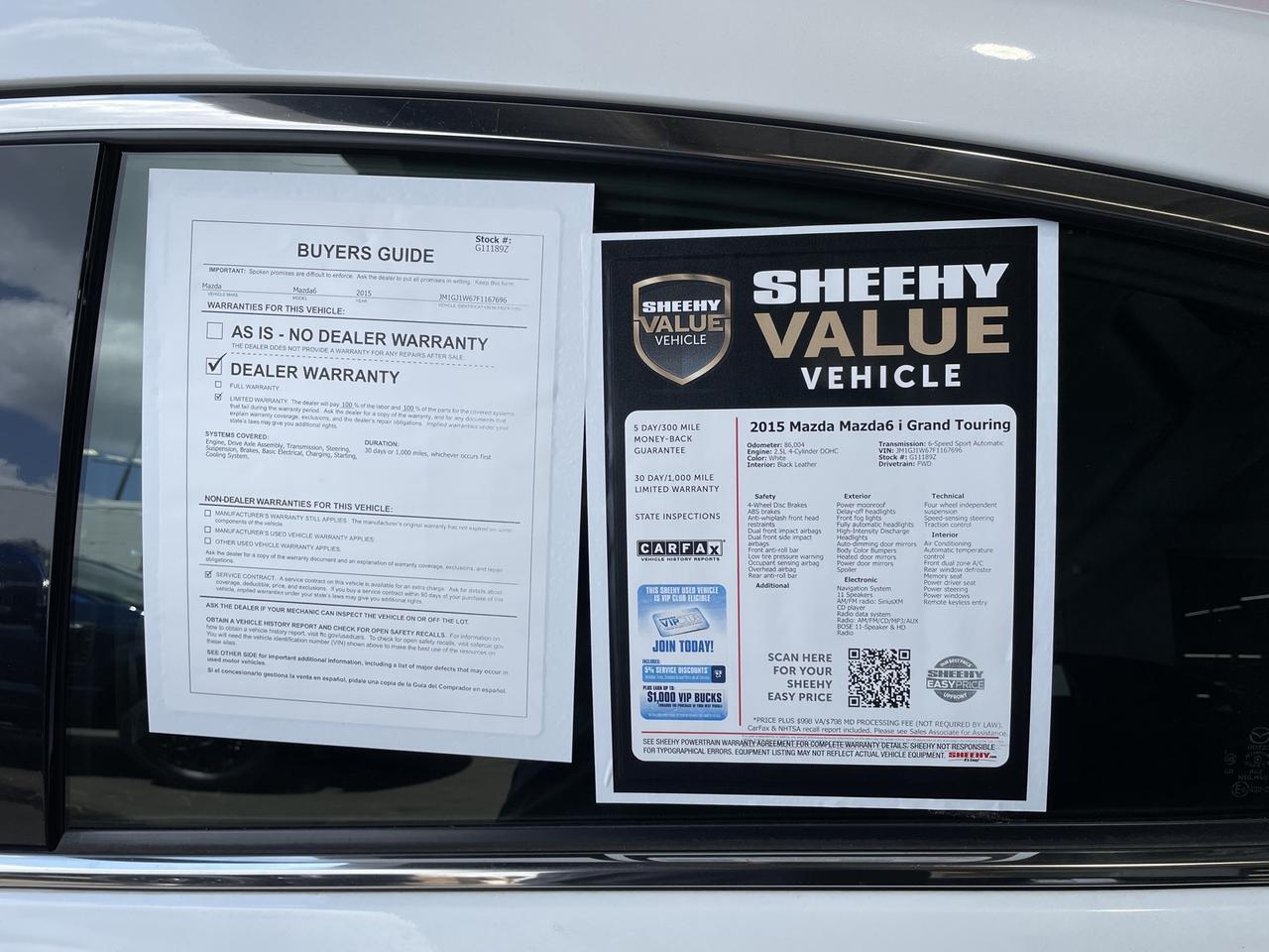 2015 MAZDA Mazda6 i Grand Touring Springfield VA