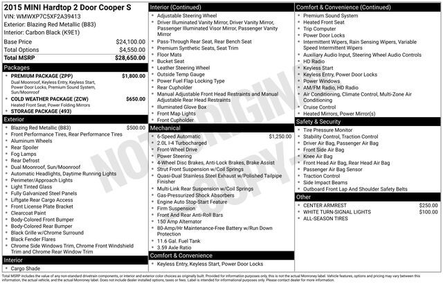 2015 MINI Cooper S Base Raleigh NC