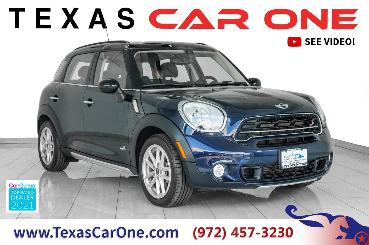 2015 MINI Countryman S AWD PANORAMA LEATHER HEATED SEATS PUSH BUTTON START BLUETOOTH PADDLE SHIFTERS
