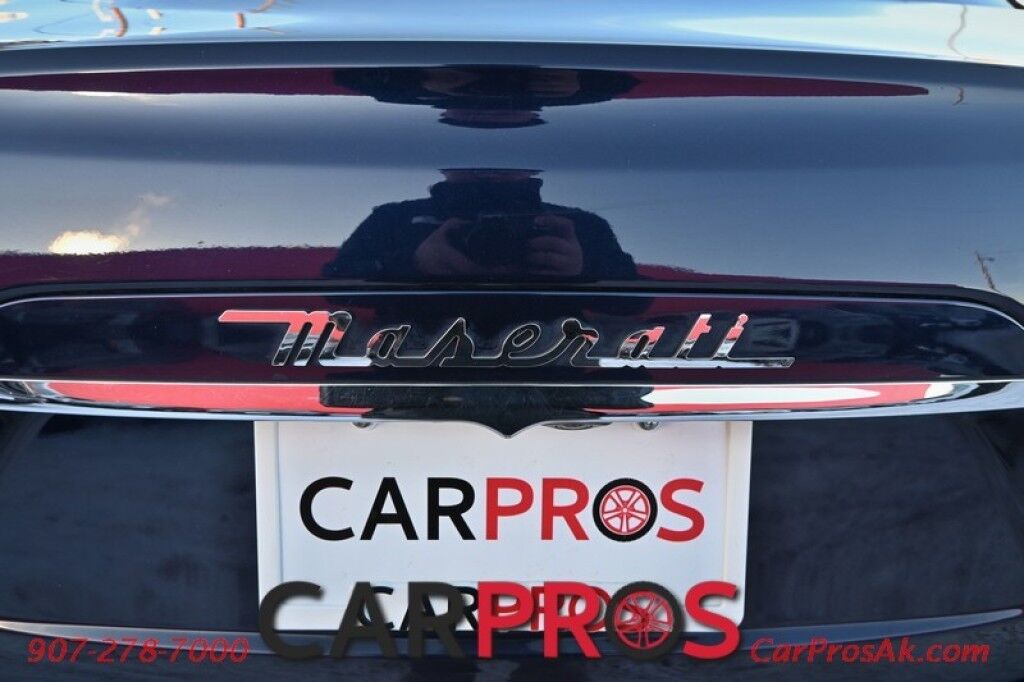 2015 Maserati Ghibli S Q4 - AWD - 3.0L Twin Turbo V6 - Power & Heated Leather Seats - Sunroof - Dual Zone Heat/AC - Remote Start - Navigation - Backup Camera - Bluetooth - Aluminum Wheels - 1-Owner Anchorage AK