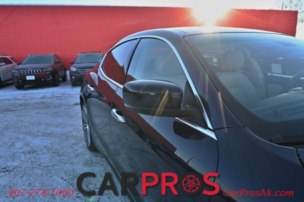 2015 Maserati Ghibli S Q4 - AWD - 3.0L Twin Turbo V6 - Power & Heated Leather Seats - Sunroof - Dual Zone Heat/AC - Remote Start - Navigation - Backup Camera - Bluetooth - Aluminum Wheels - 1-Owner Anchorage AK