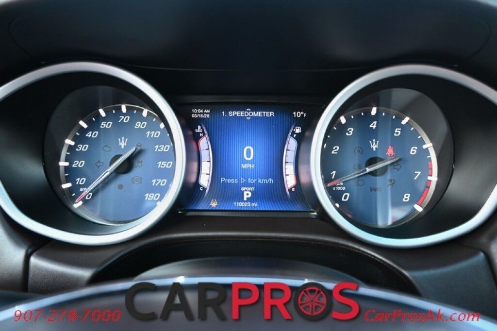 2015 Maserati Ghibli S Q4 - AWD - 3.0L Twin Turbo V6 - Power & Heated Leather Seats - Sunroof - Dual Zone Heat/AC - Remote Start - Navigation - Backup Camera - Bluetooth - Aluminum Wheels - 1-Owner Anchorage AK