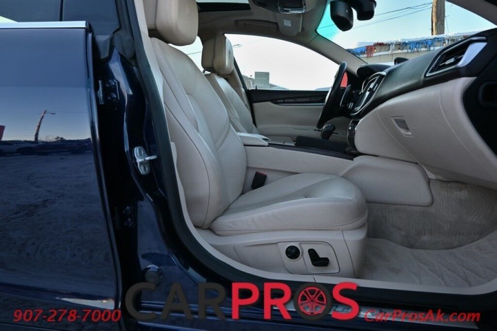 2015 Maserati Ghibli S Q4 - AWD - 3.0L Twin Turbo V6 - Power & Heated Leather Seats - Sunroof - Dual Zone Heat/AC - Remote Start - Navigation - Backup Camera - Bluetooth - Aluminum Wheels - 1-Owner Anchorage AK