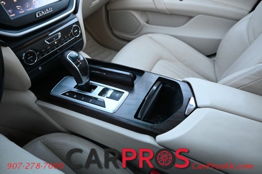 2015 Maserati Ghibli S Q4 - AWD - 3.0L Twin Turbo V6 - Power & Heated Leather Seats - Sunroof - Dual Zone Heat/AC - Remote Start - Navigation - Backup Camera - Bluetooth - Aluminum Wheels - 1-Owner Anchorage AK