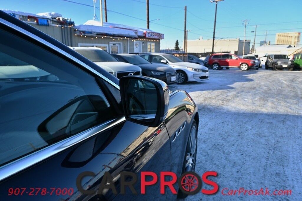 2015 Maserati Ghibli S Q4 - AWD - 3.0L Twin Turbo V6 - Power & Heated Leather Seats - Sunroof - Dual Zone Heat/AC - Remote Start - Navigation - Backup Camera - Bluetooth - Aluminum Wheels - 1-Owner Anchorage AK
