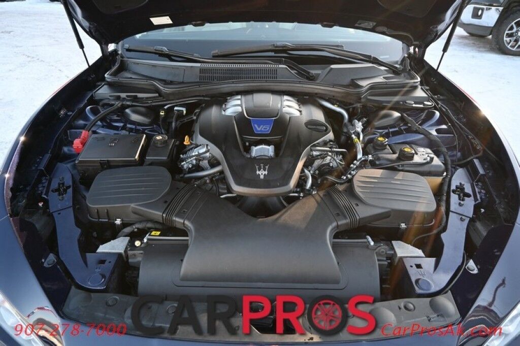 2015 Maserati Ghibli S Q4 - AWD - 3.0L Twin Turbo V6 - Power & Heated Leather Seats - Sunroof - Dual Zone Heat/AC - Remote Start - Navigation - Backup Camera - Bluetooth - Aluminum Wheels - 1-Owner Anchorage AK