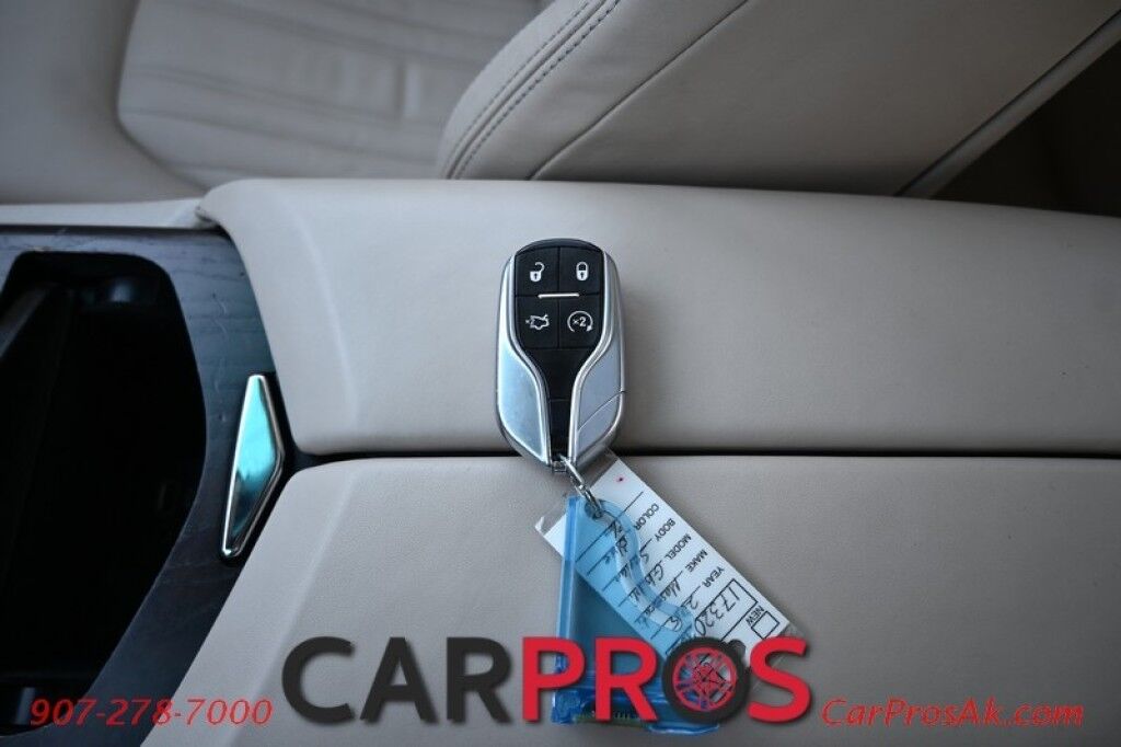 2015 Maserati Ghibli S Q4 - AWD - 3.0L Twin Turbo V6 - Power & Heated Leather Seats - Sunroof - Dual Zone Heat/AC - Remote Start - Navigation - Backup Camera - Bluetooth - Aluminum Wheels - 1-Owner Anchorage AK