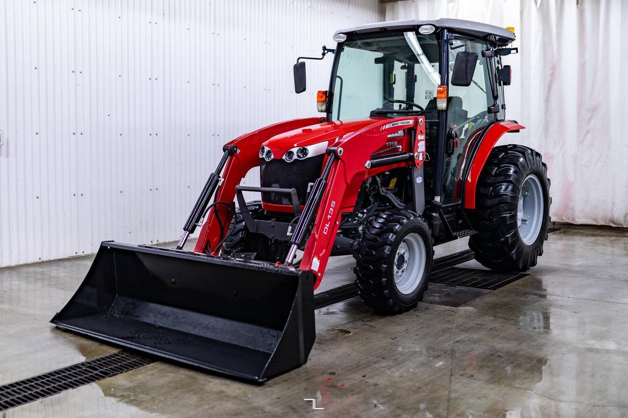 2015 Massey Ferguson 1758 4WD Tractor Loader Diesel Red Deer AB