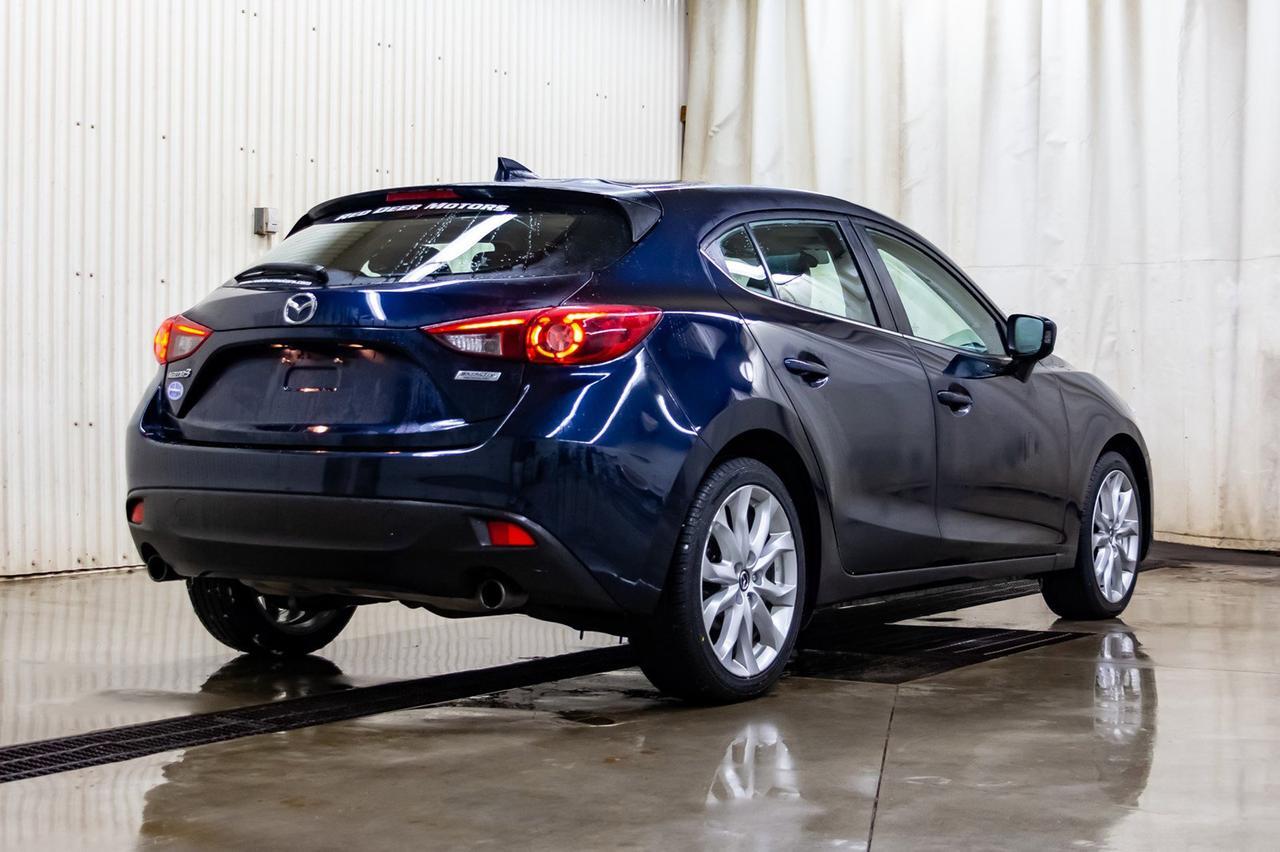 2015 Mazda 3 GT Hatchback Leather Roof Nav Red Deer AB