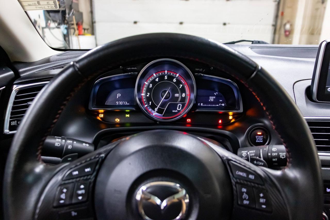 2015 Mazda 3 GT Hatchback Leather Roof Nav Red Deer AB