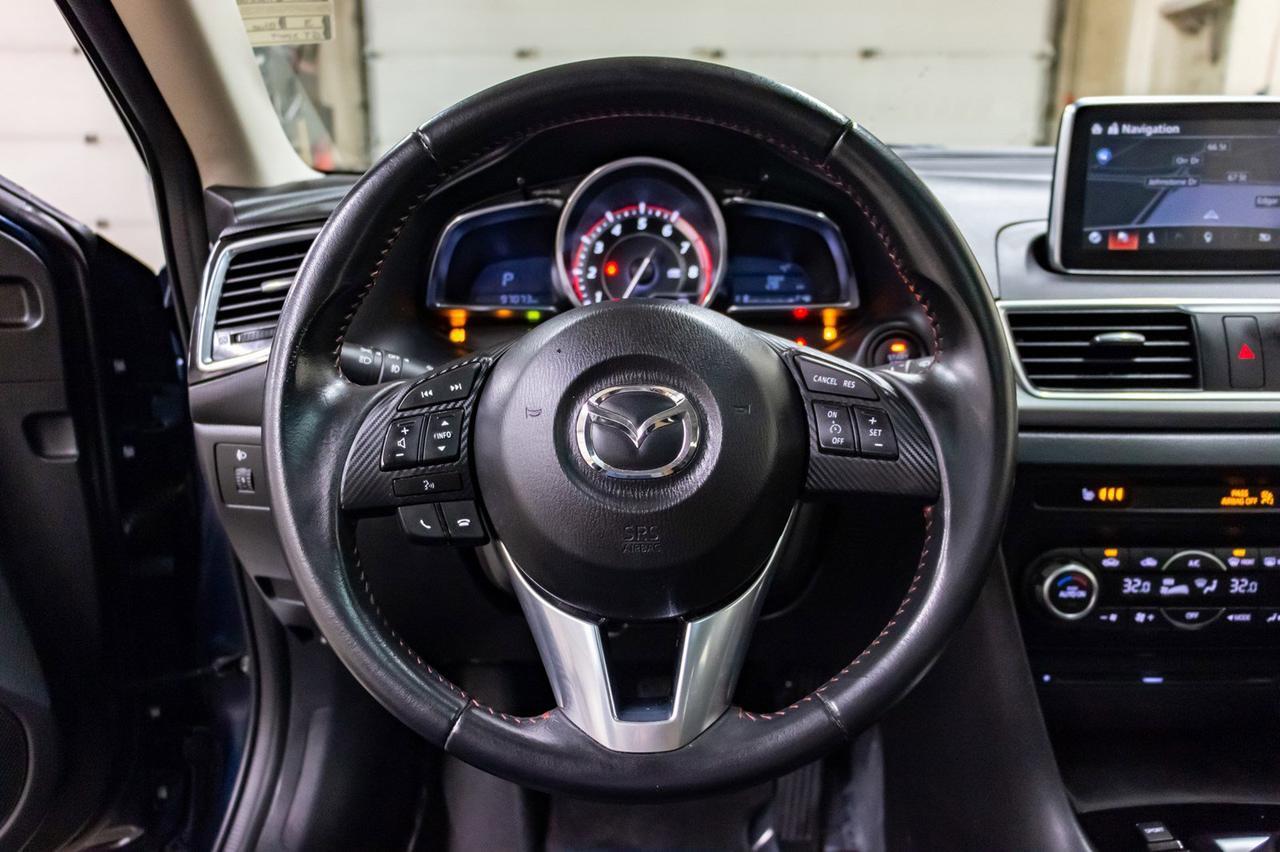 2015 Mazda 3 GT Hatchback Leather Roof Nav Red Deer AB