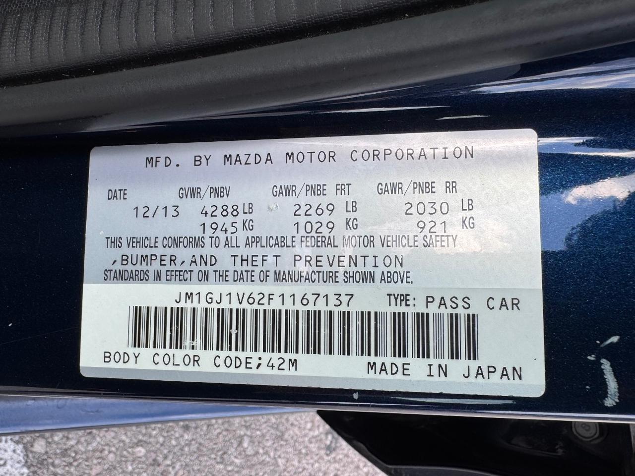 2015 Mazda Mazda6 i Touring Austin TX