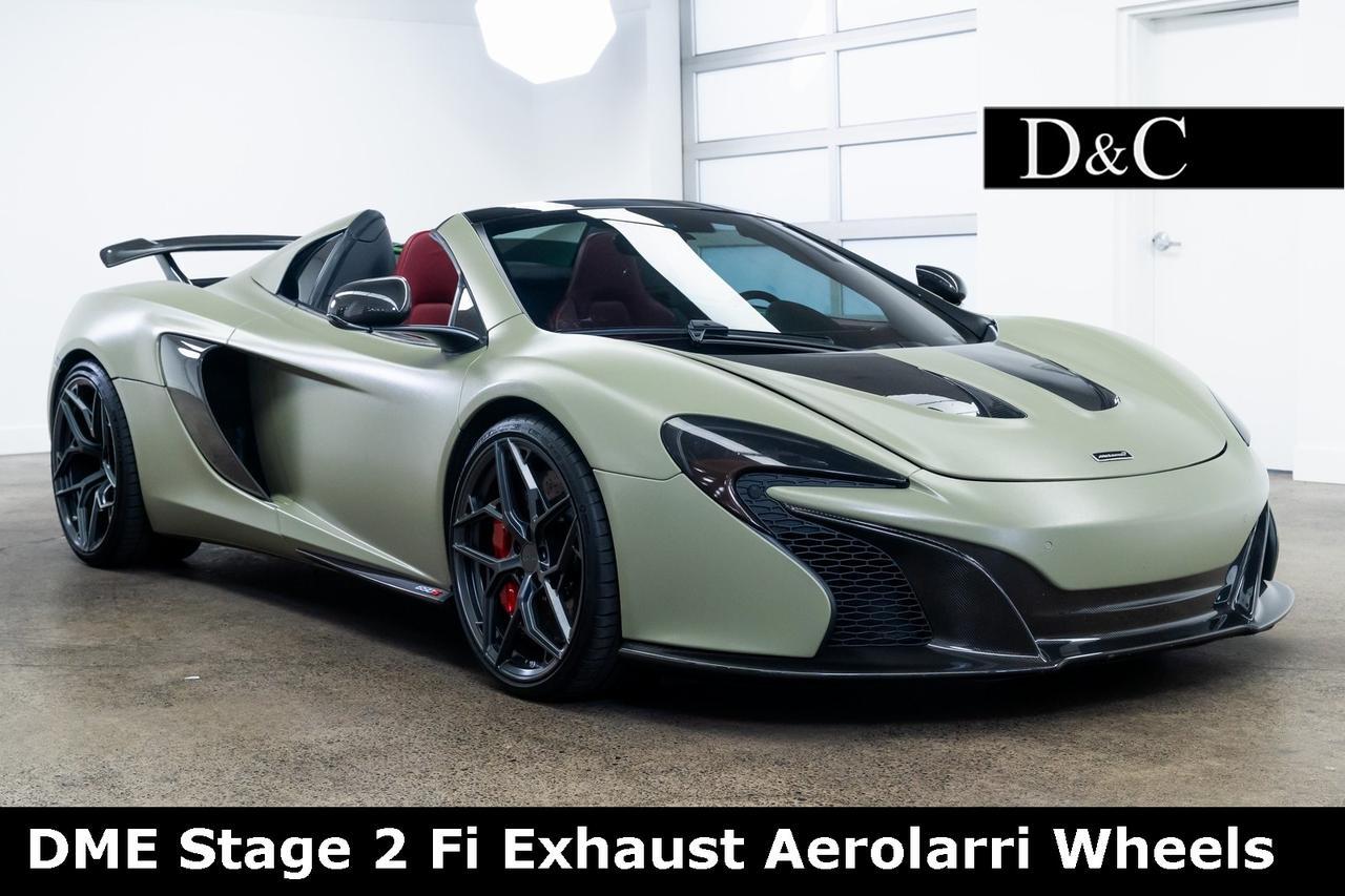 2015 McLaren 650S Base DME Stage 2 Fi Exhaust Aerolarri Wheels Portland OR
