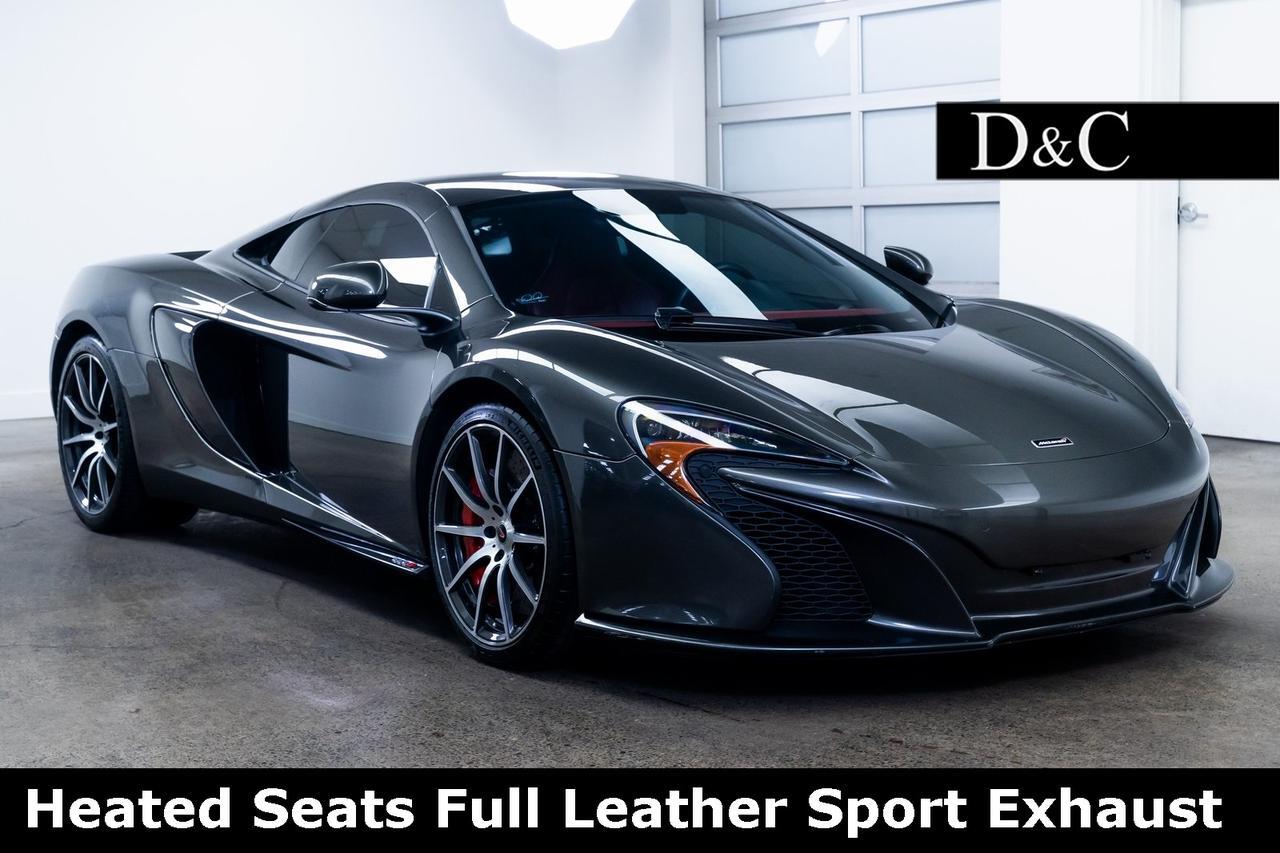 2015 McLaren 650S Base Heated Seats Full Leather Sport Exhaust