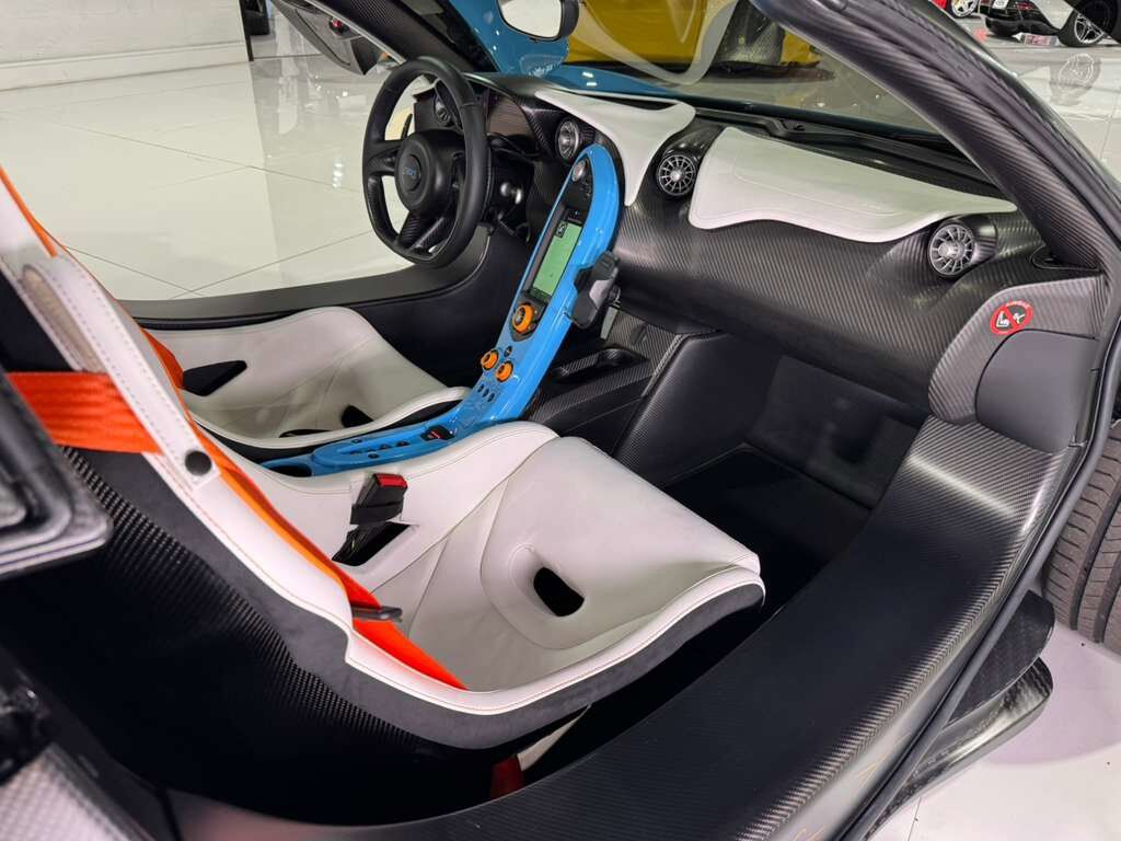 2015 McLaren P1 Lanzante Spider chassis #2/5,painted Gulf livery,interior in Gulf colors,Meridian DSP AND MORE!!! Fort Lauderdale FL