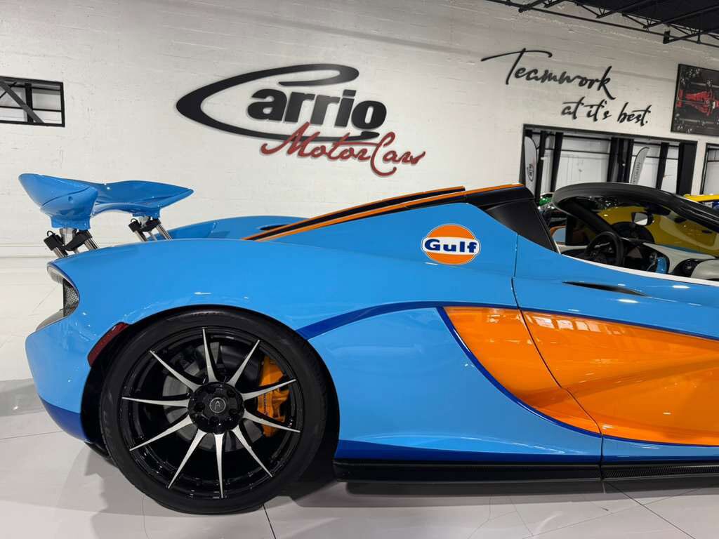 2015 McLaren P1 Lanzante Spider chassis #2/5,painted Gulf livery,interior in Gulf colors,Meridian DSP AND MORE!!! Fort Lauderdale FL