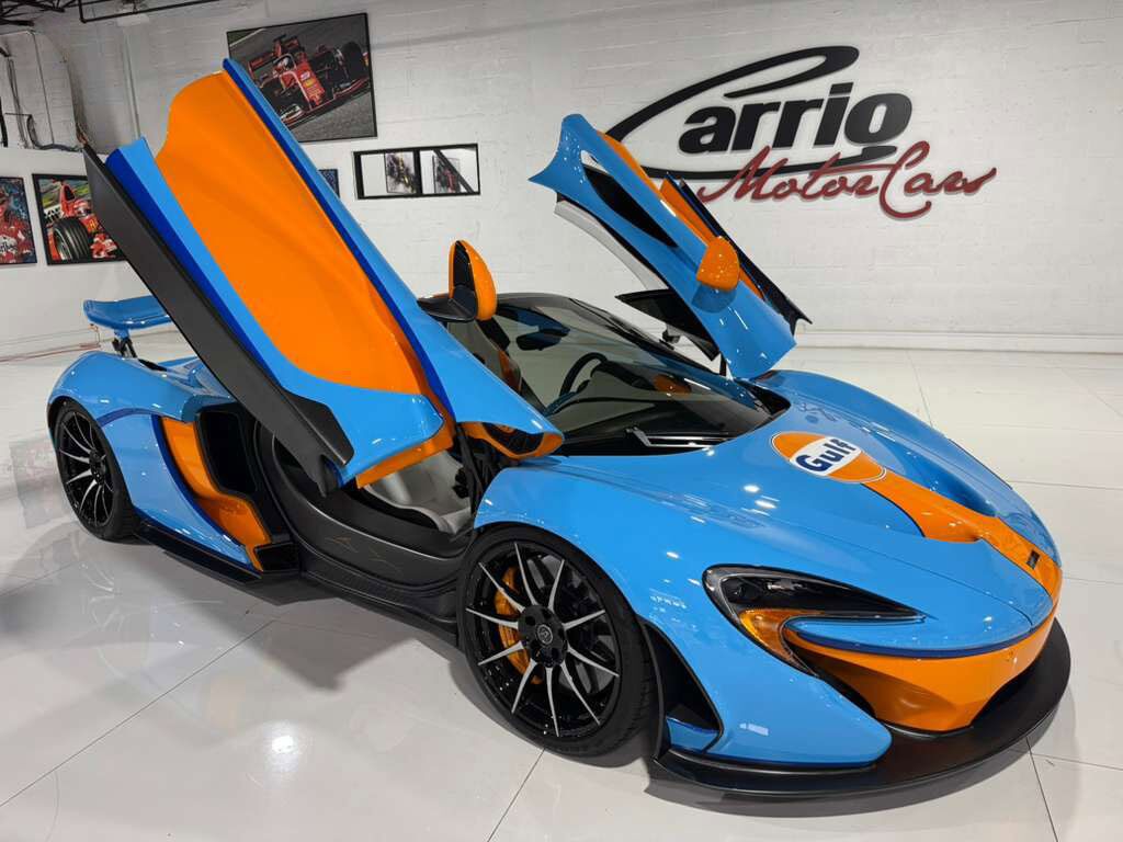2015 McLaren P1 Lanzante Spider chassis #2/5,painted Gulf livery,interior in Gulf colors,Meridian DSP AND MORE!!! Fort Lauderdale FL