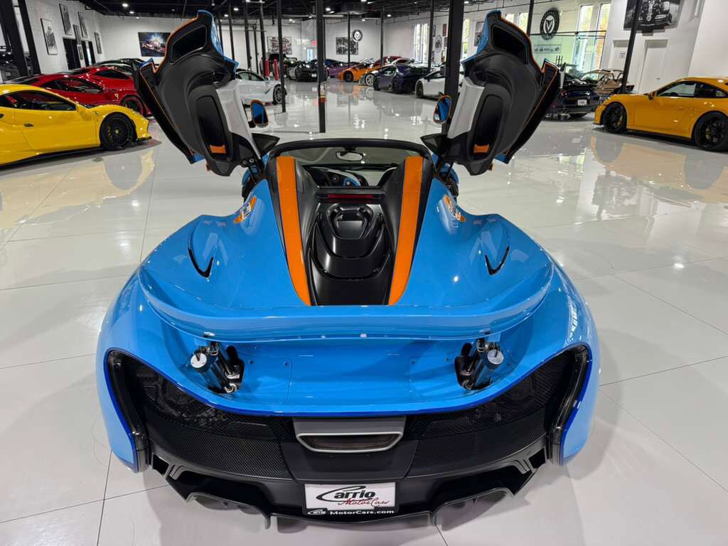 2015 McLaren P1 Lanzante Spider chassis #2/5,painted Gulf livery,interior in Gulf colors,Meridian DSP AND MORE!!! Fort Lauderdale FL