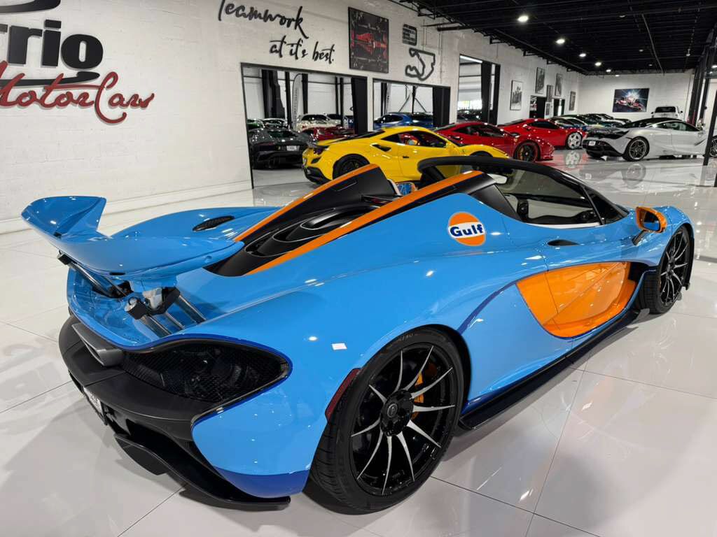 2015 McLaren P1 Lanzante Spider chassis #2/5,painted Gulf livery,interior in Gulf colors,Meridian DSP AND MORE!!! Fort Lauderdale FL