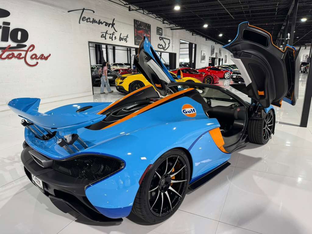 2015 McLaren P1 Lanzante Spider chassis #2/5,painted Gulf livery,interior in Gulf colors,Meridian DSP AND MORE!!! Fort Lauderdale FL
