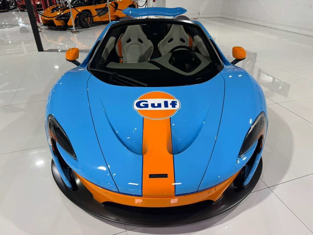 2015 McLaren P1 Lanzante Spider chassis #2/5,painted Gulf livery,interior in Gulf colors,Meridian DSP AND MORE!!! Fort Lauderdale FL