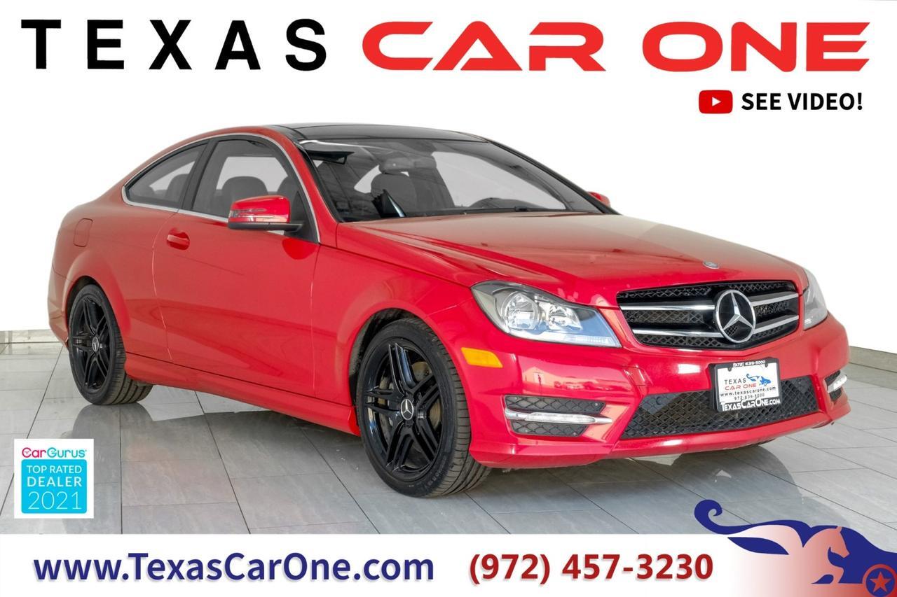 2015 Mercedes-Benz C 350 Coupe SPORT NAVIGATION PANORAMA LEATHER HEATED SEATS REAR CAMERA HARMAN KARDON SOUND