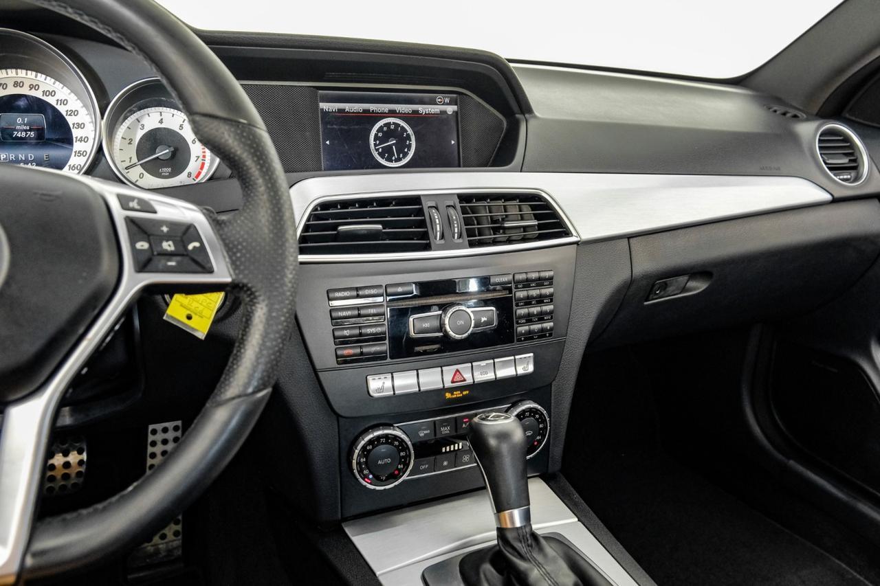 2015 Mercedes-Benz C 350 Coupe SPORT NAVIGATION PANORAMA LEATHER HEATED SEATS REAR CAMERA HARMAN KARDON SOUND Carrollton TX