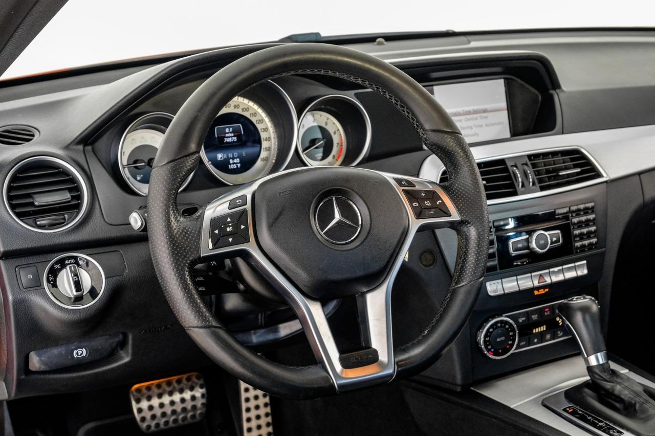 2015 Mercedes-Benz C 350 Coupe SPORT NAVIGATION PANORAMA LEATHER HEATED SEATS REAR CAMERA HARMAN KARDON SOUND Carrollton TX
