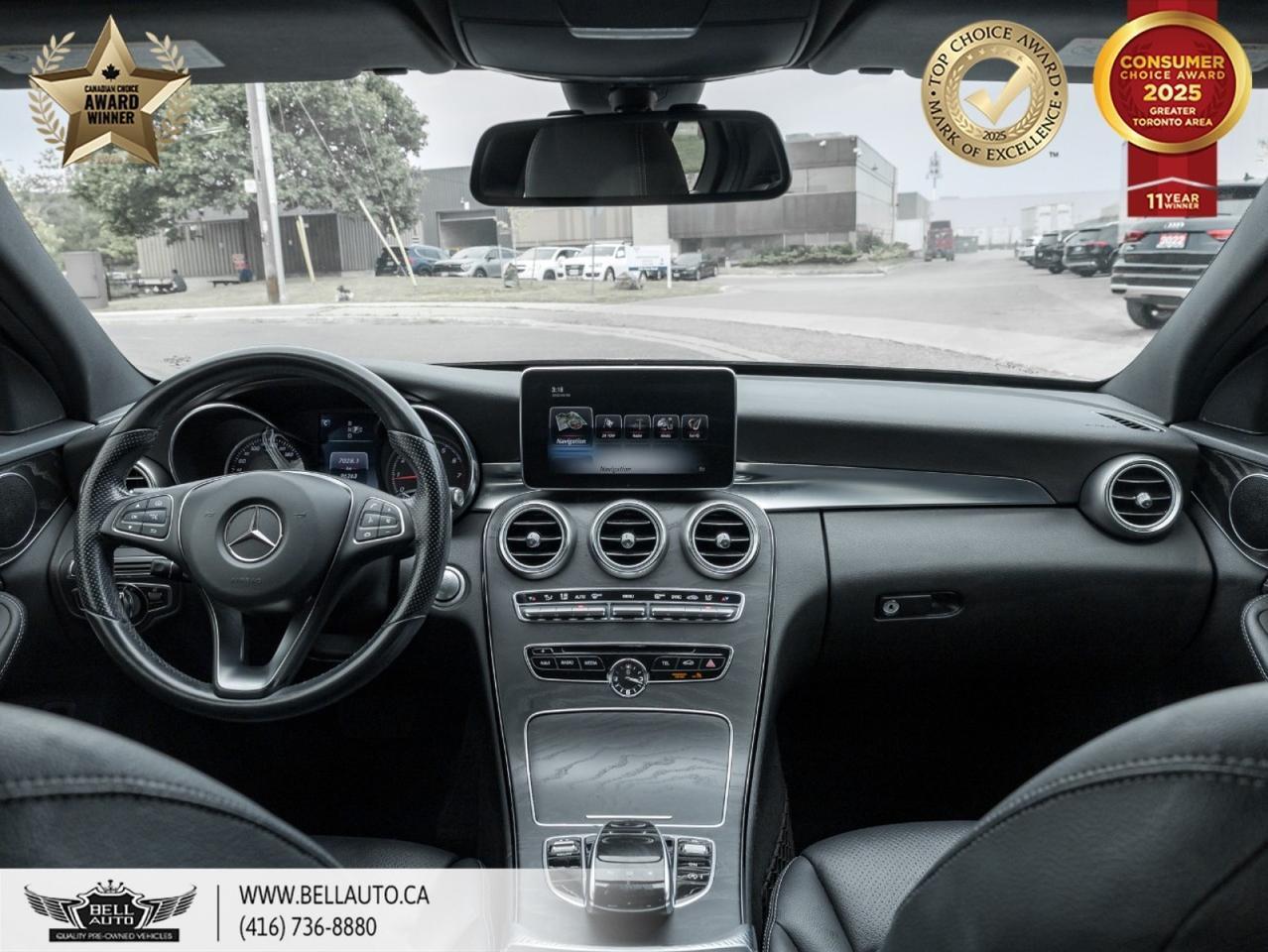 2015 Mercedes-Benz C-Class C 300 | AMG PKG | PANO ROOF | NAVI | BACKUP CAM | BLACK ON BLACK | WOODTRIM Toronto ON