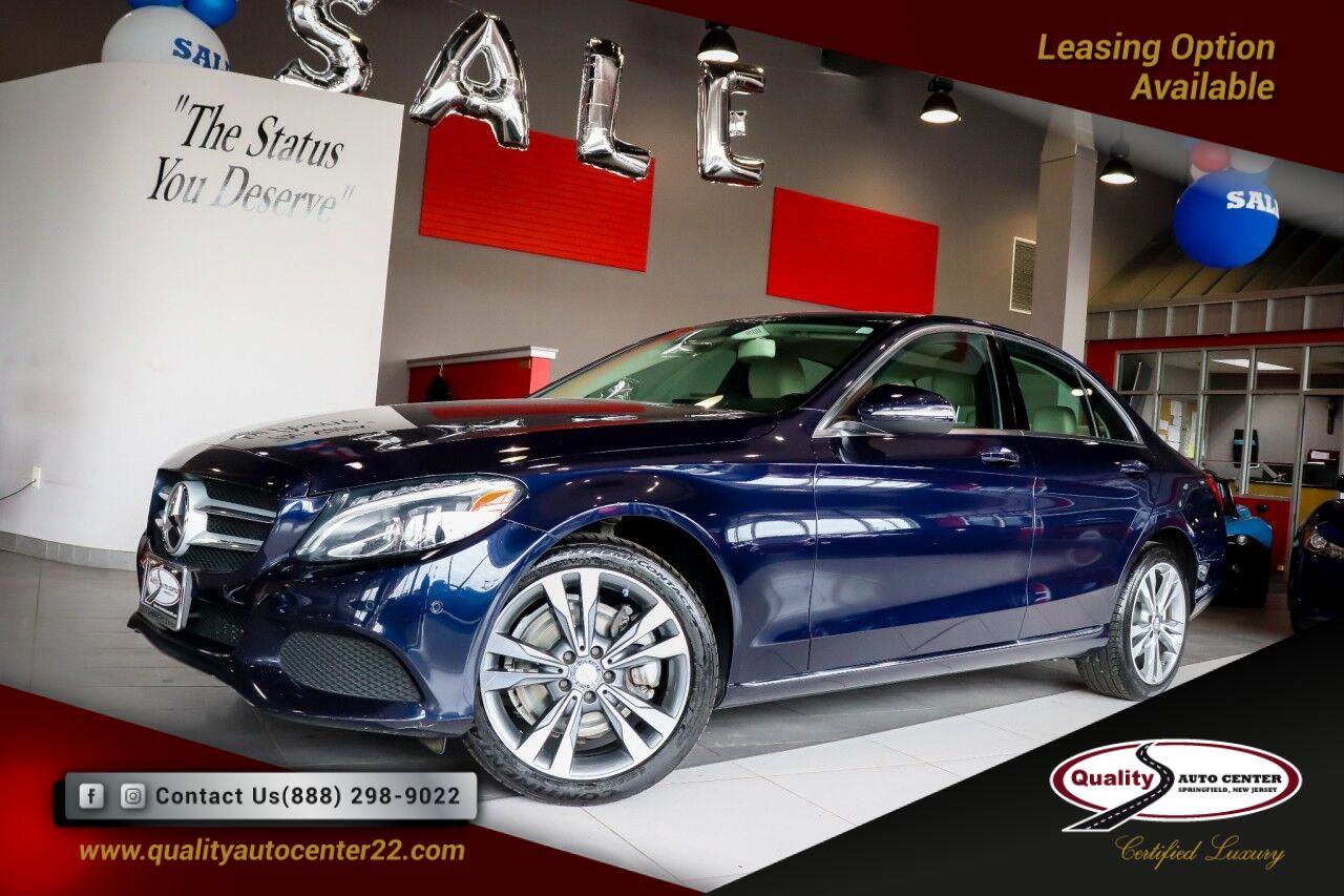 2015 Mercedes-Benz C-Class C 300 Premium and Multimedia Pkg Blind Spot Assist Springfield NJ 2015 Mercedes-Benz C-Class C 300 Premium and Multimedia Pkg Blind Spot Assist Springfield NJ
