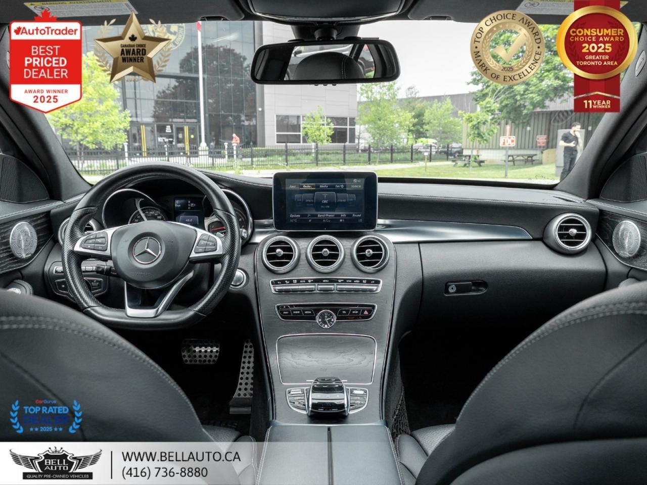 2015 Mercedes-Benz C-Class C400 | AMGPKG | NAVI | B.CAM | PANO | BRMSTR | LOWKMS | NOACCIDENT Toronto ON