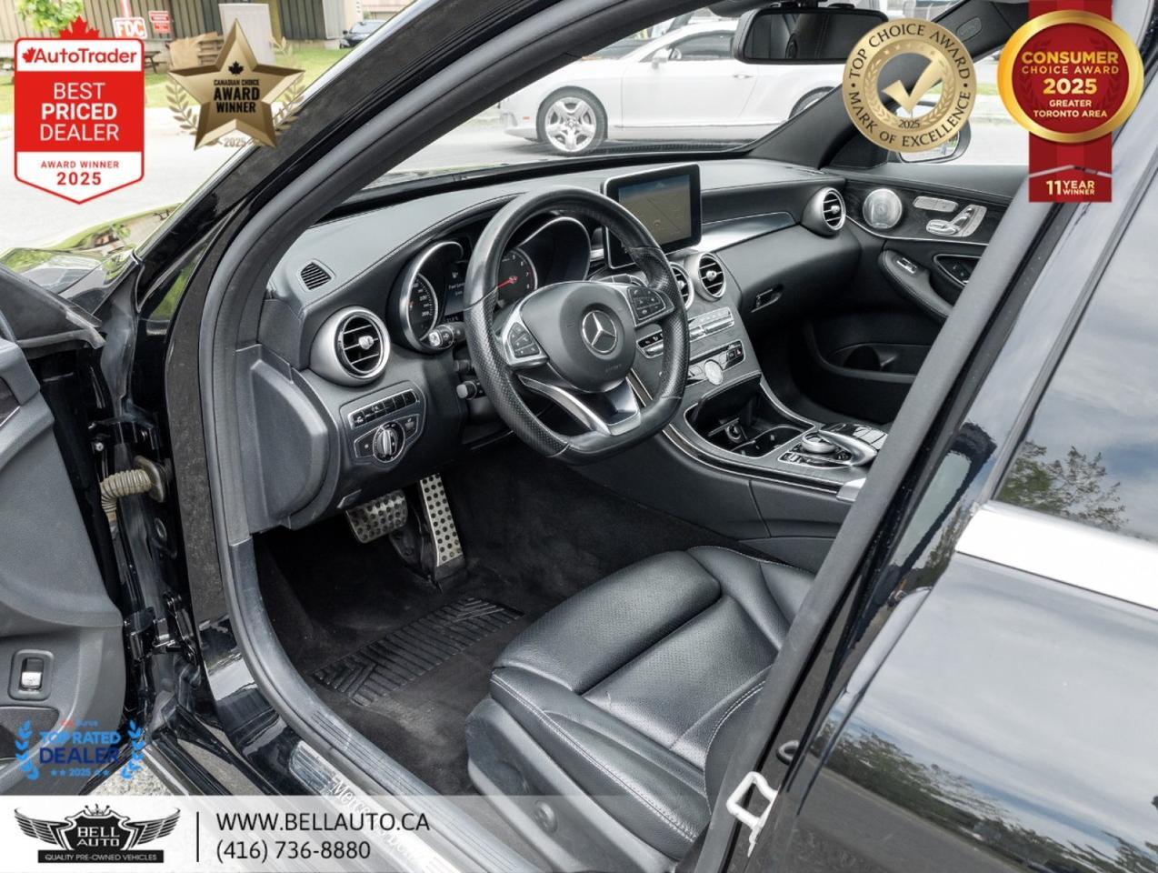 2015 Mercedes-Benz C-Class C400 | AMGPKG | NAVI | B.CAM | PANO | BRMSTR | LOWKMS | NOACCIDENT Toronto ON