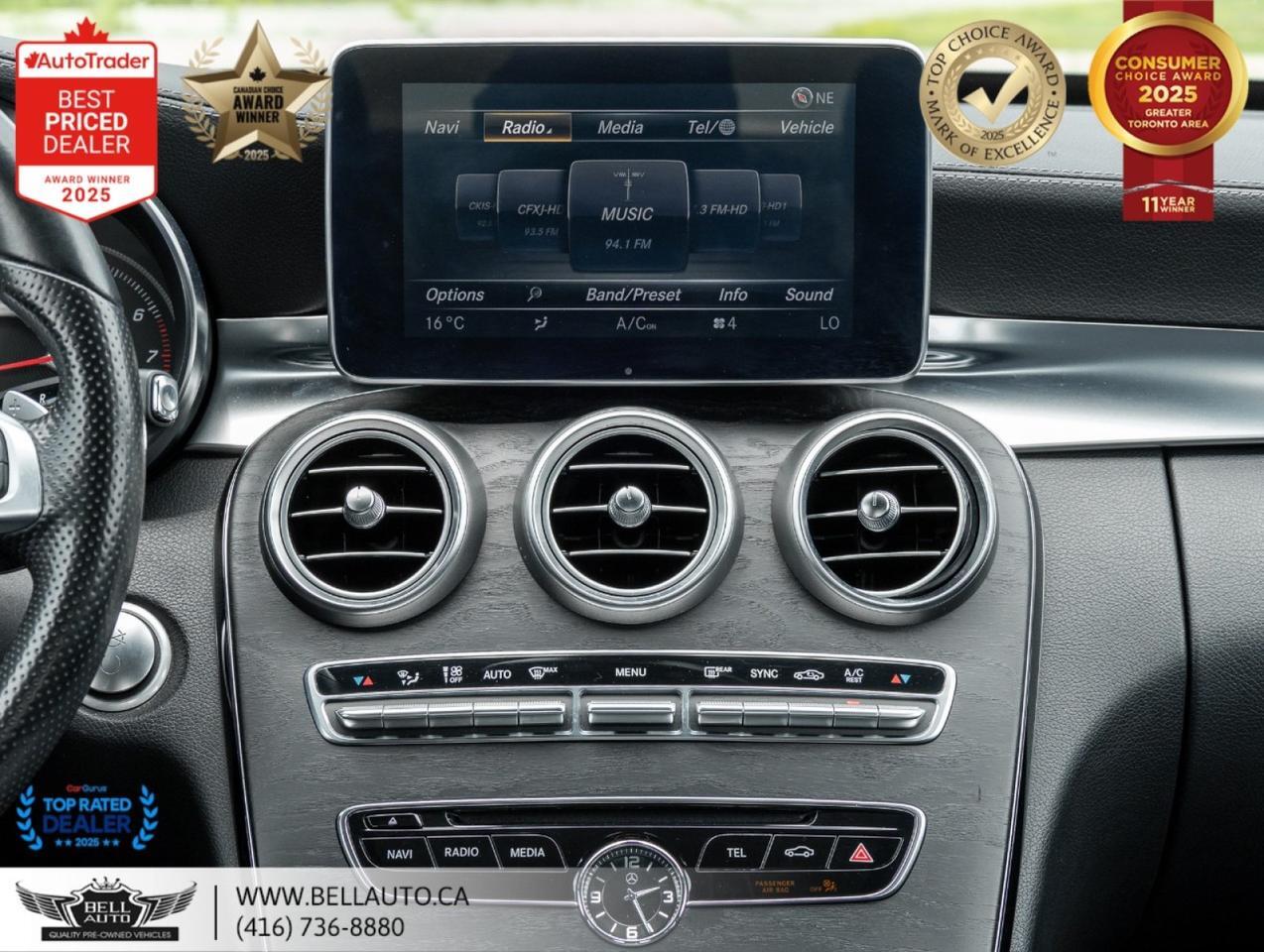 2015 Mercedes-Benz C-Class C400 | AMGPKG | NAVI | B.CAM | PANO | BRMSTR | LOWKMS | NOACCIDENT Toronto ON