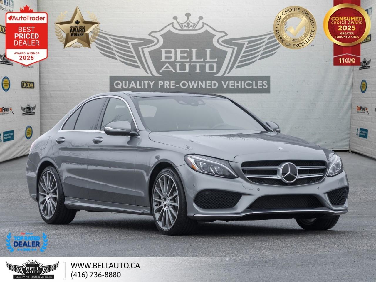 2015 Mercedes-Benz C-Class C400 | AMGPKG | NAVI | B.CAM | PANO | BRMSTR | NOACCIDENT