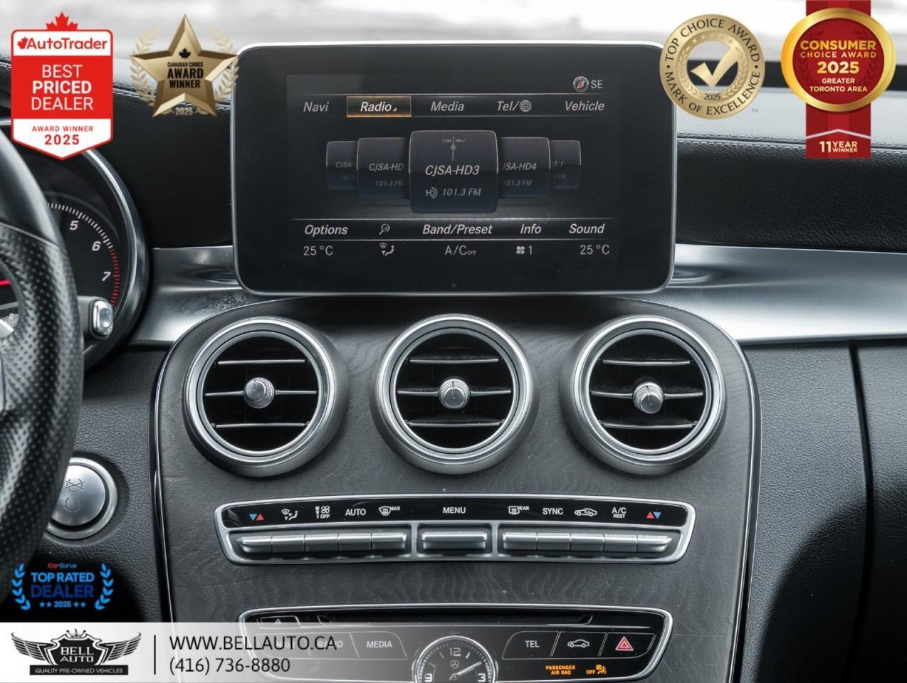 2015 Mercedes-Benz C-Class C400 | AMGPKG | NAVI | B.CAM | PANO | BRMSTR | NOACCIDENT Toronto ON