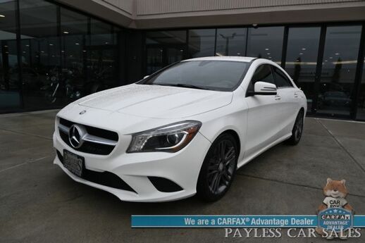 2015 Mercedes-Benz CLA 250 / AWD / Premium Pkg / Power & Heated Leather Seats / Burmester Speakers / Forward Collision Alert / Bluetooth / Back Up Camera / Cruise Control / Keyless Entry & Start / 38 MPG / Low Miles Anchorage AK