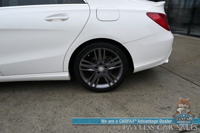 2015 Mercedes-Benz CLA 250 / AWD / Premium Pkg / Power & Heated Leather Seats / Burmester Speakers / Forward Collision Alert / Bluetooth / Back Up Camera / Cruise Control / Keyless Entry & Start / 38 MPG / Low Miles Anchorage AK